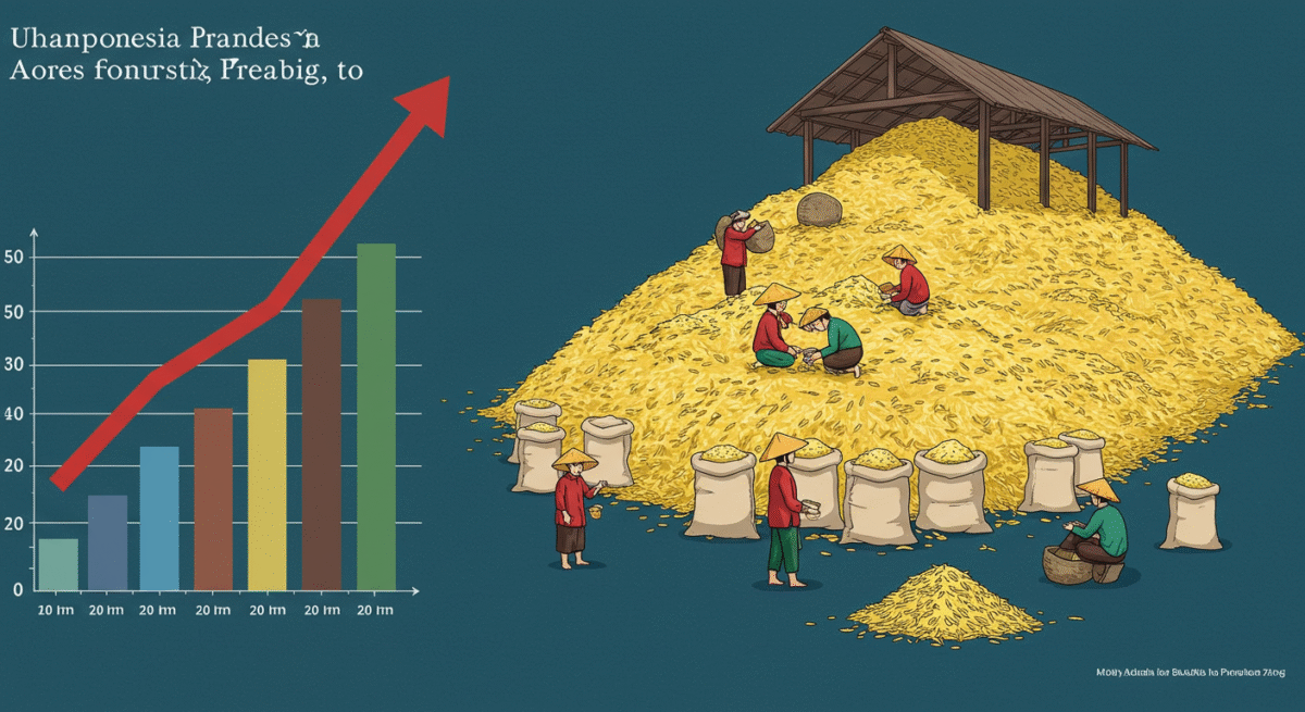 🌾 Harga Beras di Indonesia Tembus Rekor Tertinggi